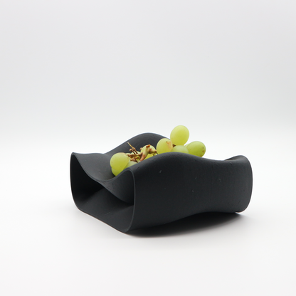 Fano modern design fruit bowl black edition