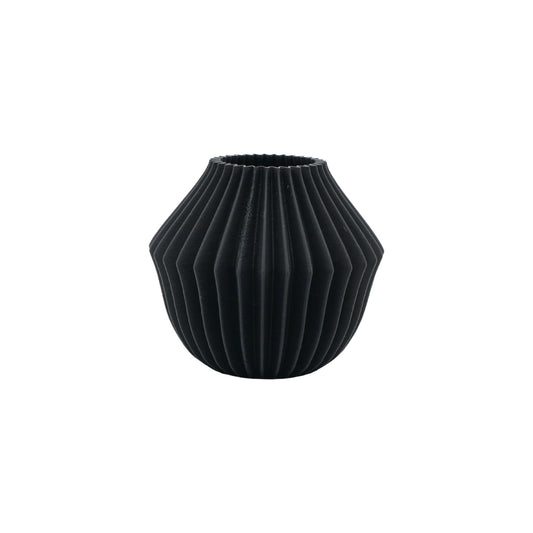 Belluno black modern design vase