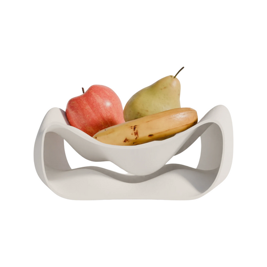 Fano modern design fruit bowl white edition